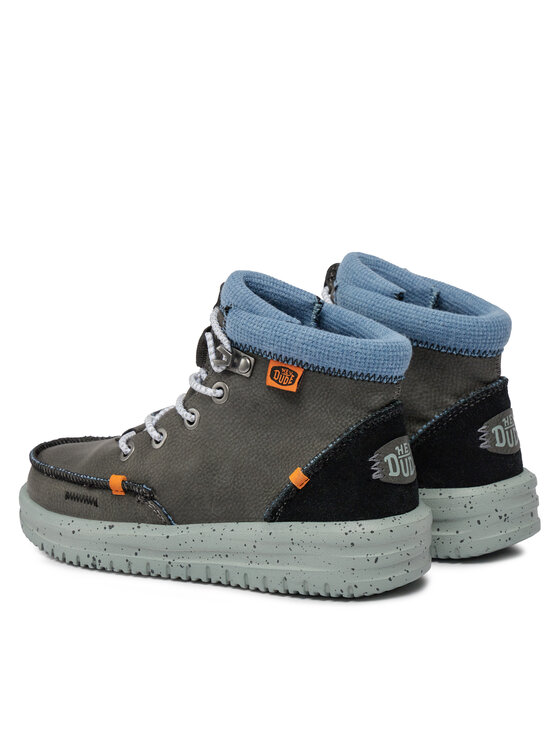 Hey Dude Hey Dude Gležnjače Bradley Boot Youth 40269-001 Siva