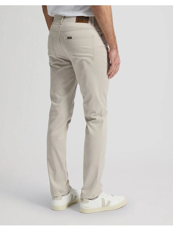 Lee Lee Spodnie materiałowe SLIM FIT MVP Beżowy Slim Fit