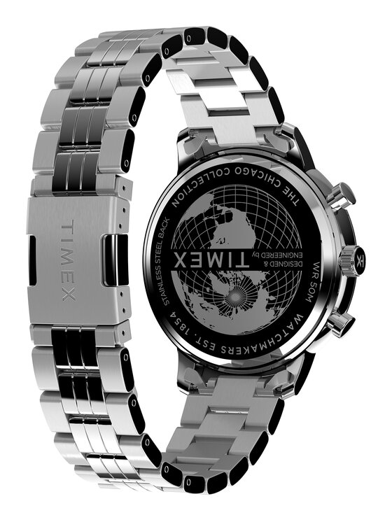 Timex Timex Ρολόι TW2W67900 Ασημί