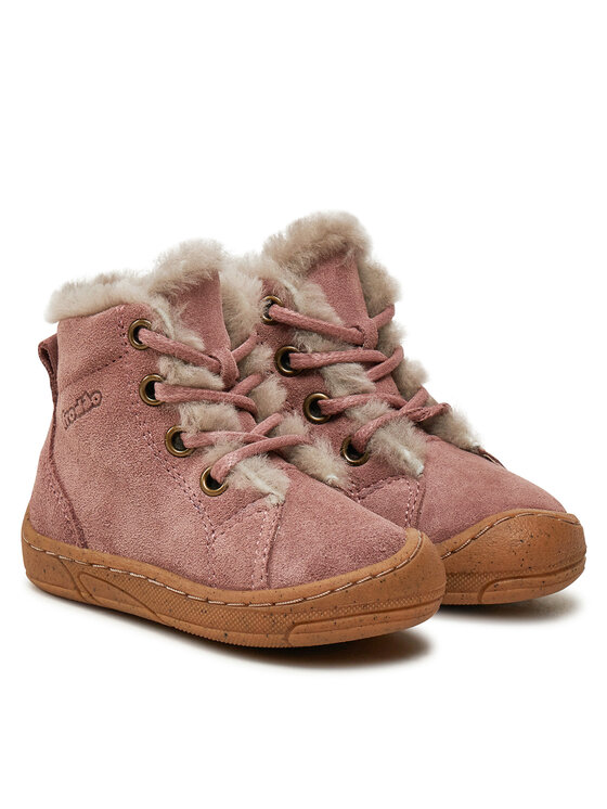 Froddo Froddo Gležnjače Minni Suede Laces G2110140 M Ružičasta