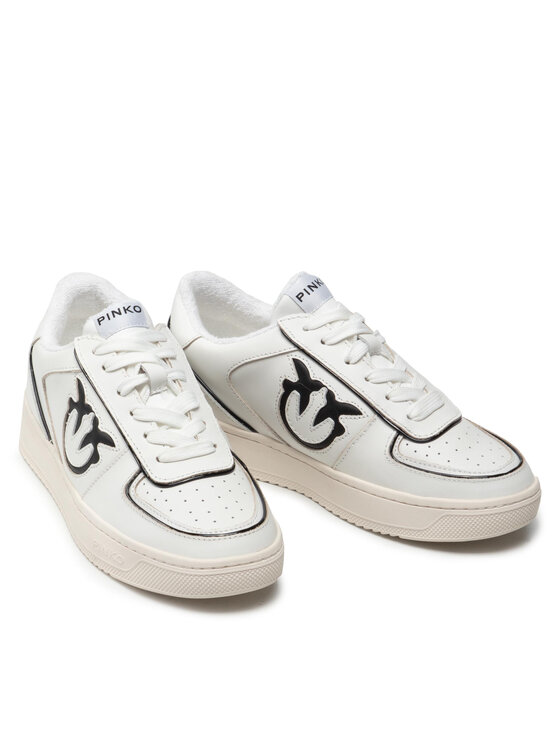 PINKO Pinko Sneakersy Bondy Basket Sneaker PE 22 BLKS1 1H210W Y84V Biały