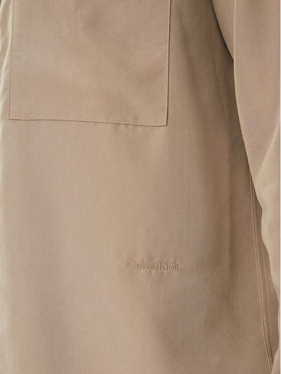 Calvin Klein Calvin Klein Marškiniai Ls Drapey LV04LF113G Tamsiai smėlinė Regular Fit