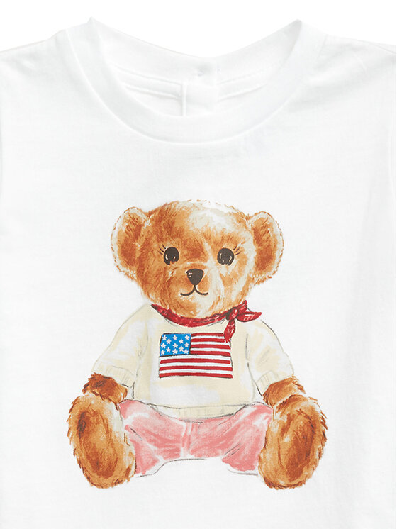 Polo Ralph Lauren Polo Ralph Lauren Tričko 310844732001 Biela Regular Fit