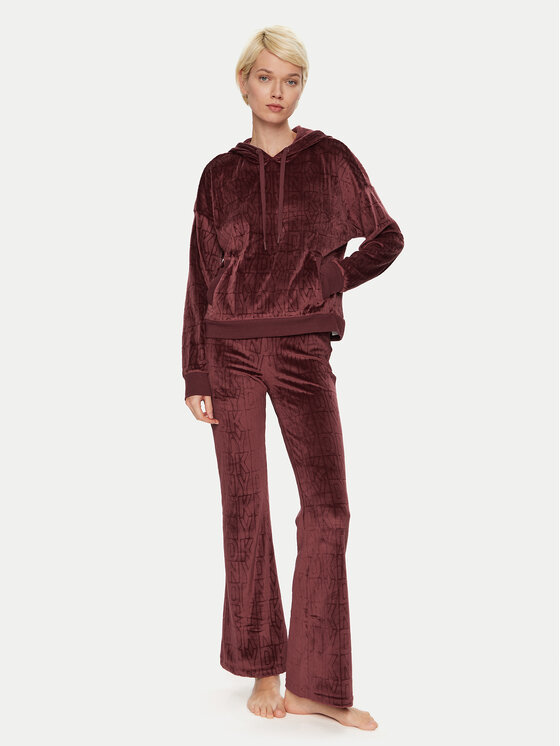 Női Pizsama DKNY, Méret: XL, Bordó, YI80034