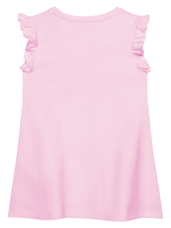 Guess Guess Každodenné šaty K6RK02 KA6W4 Ružová Regular Fit