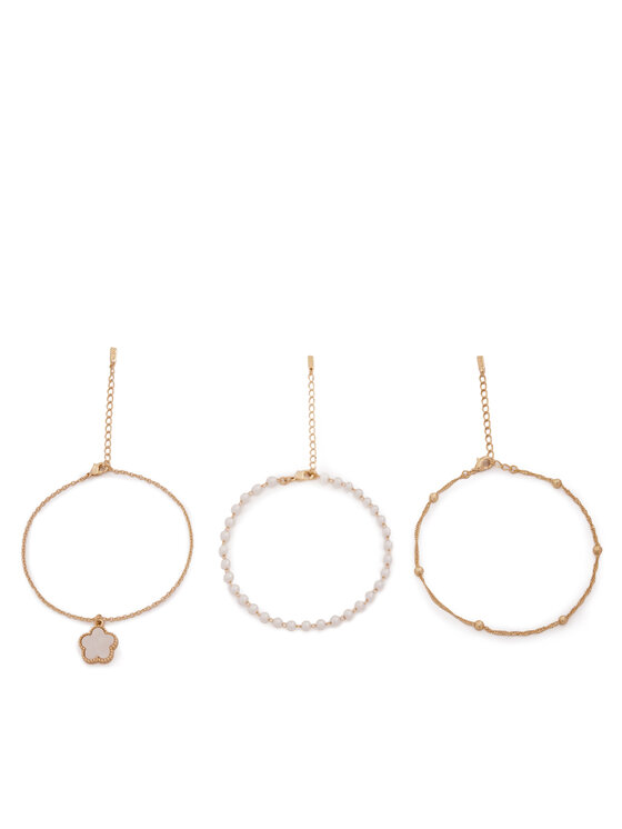 Set 3 brățări Aldo DEVABELDEN  13994845 Auriu