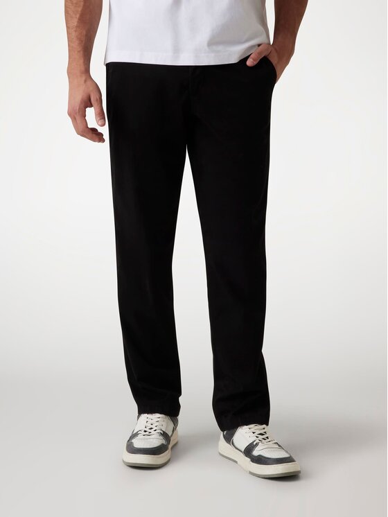 Guess Guess Spodnie materiałowe 170451 Czarny Regular Fit