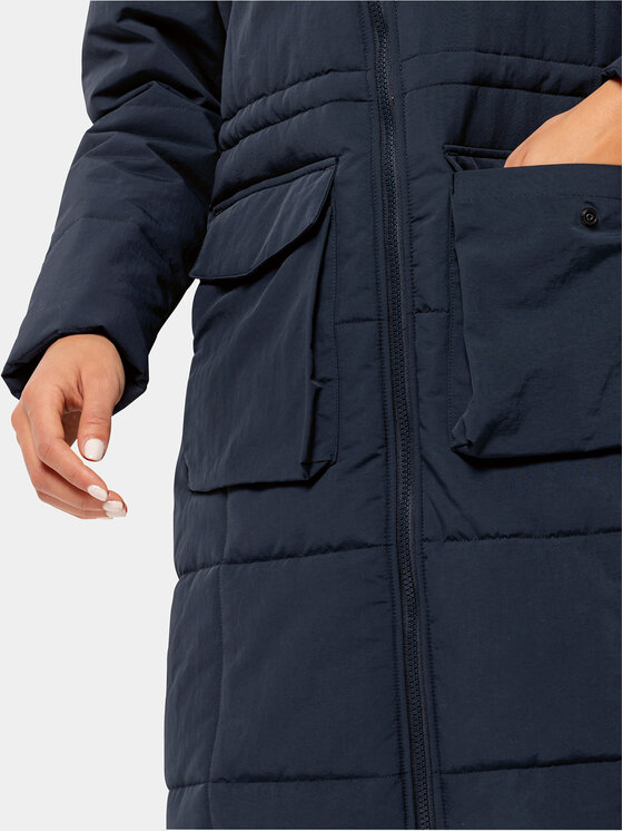 Jack Wolfskin Jack Wolfskin Žieminė striukė White Frost 1207361 Tamsiai mėlyna Regular Fit