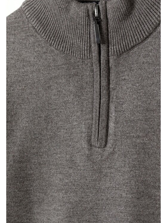 minoti minoti Sweter 27KNIT65 Szary Regular Fit