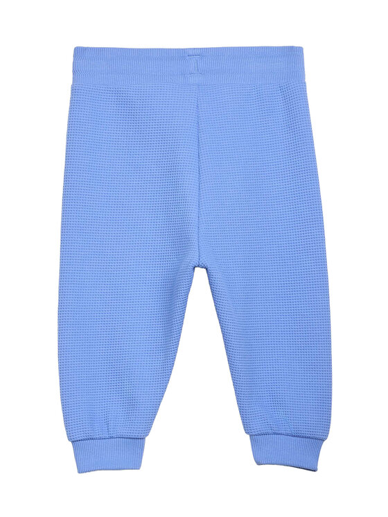 adidas adidas Анцуг Loose Waffle Sweat Jogger Set KT1799 Син Regular Fit