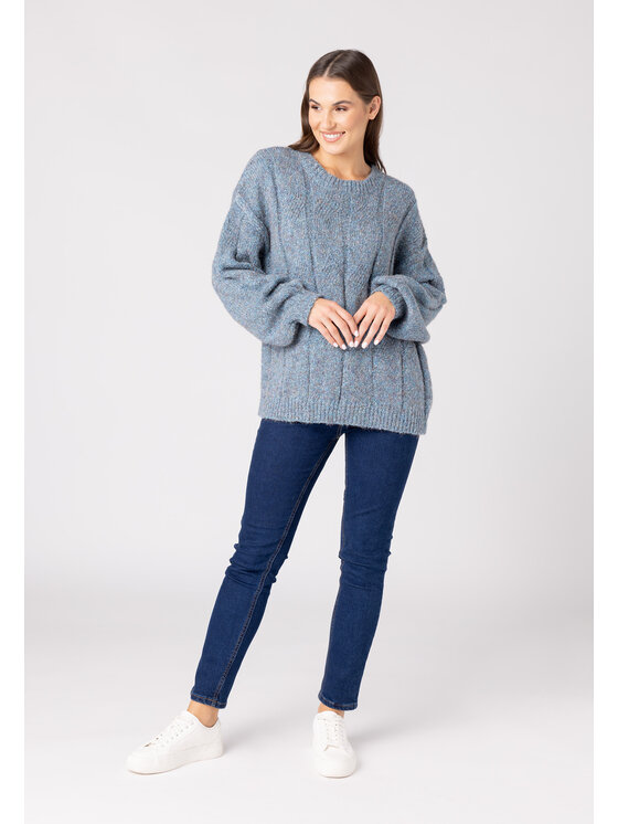 QUIOSQUE QUIOSQUE Sveter QUIOSQUE 6VL002834 Modrá Regular Fit