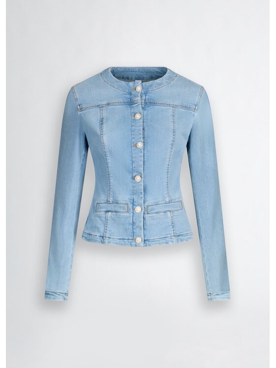 Liu Jo Liu Jo Giacca di jeans UA5135D444878861 Celeste Regular Fit