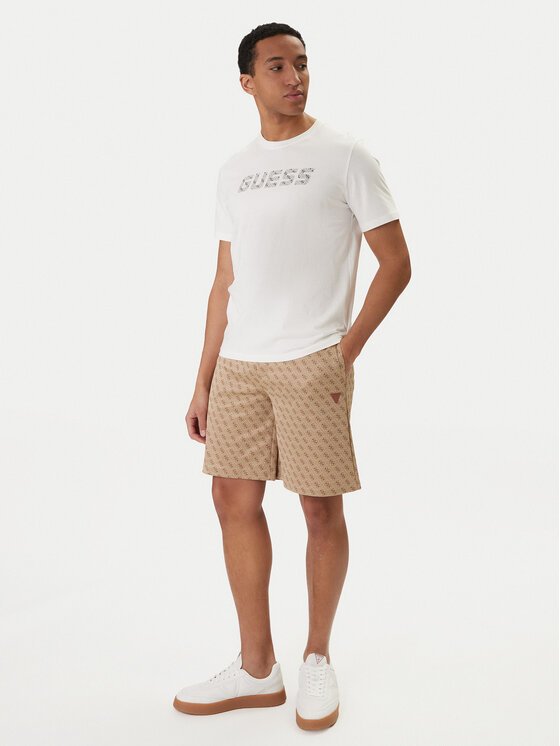 Guess Guess Spordišortsid Z4YD03 K7122 Beež Regular Fit