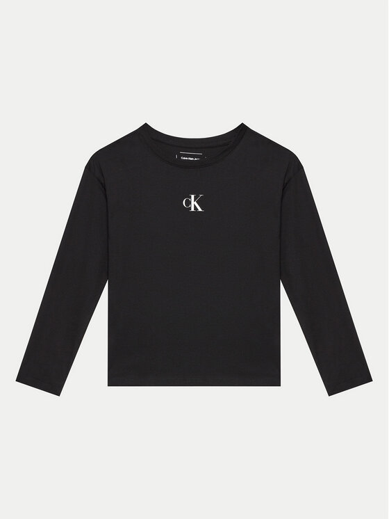 Calvin Klein Jeans Calvin Klein Jeans Μπλουζάκι Logo IG0IG02135 Μαύρο Regular Fit