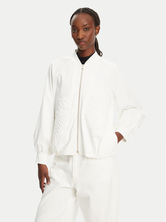 ACCESS FASHION ACCESS FASHION Bomber dzseki 53-1039-886 Fehér Regular Fit