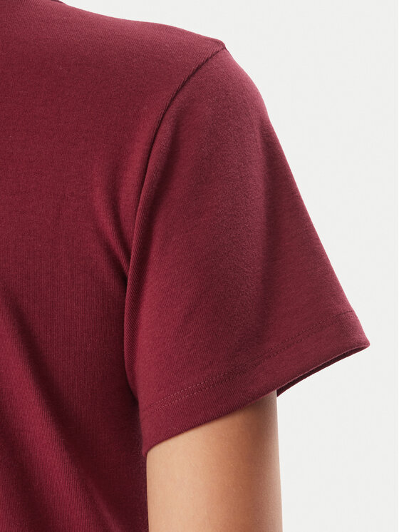 HUGO HUGO T-Shirt Deloris  50512002 Czerwony ciemny Slim Fit