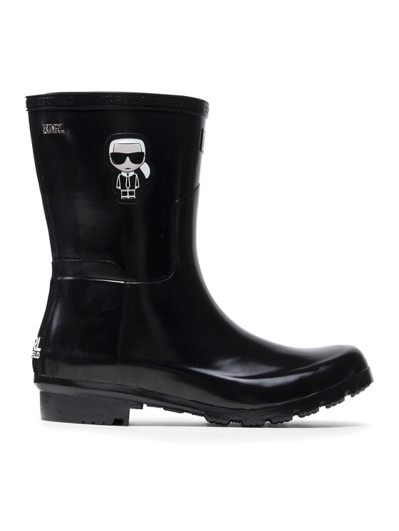 KARL LAGERFELD KARL LAGERFELD Gumicsizma KL47073 Fekete