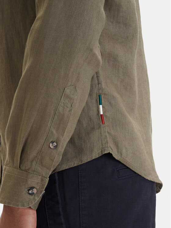 Aeronautica Militare Aeronautica Militare Koszula 261CA1321UCT03089 Zielony Regular Fit