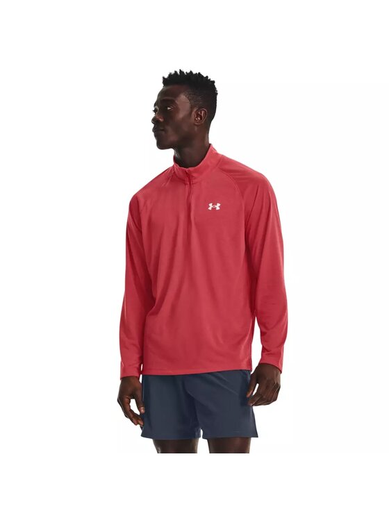 Under Armour Under Armour Longsleeve UA STREAKER HALF ZIP Czerwony Fitted Fit