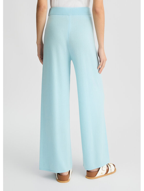 Liu Jo Liu Jo Pantaloni di tessuto TA5079MS02634411 Celeste Regular Fit