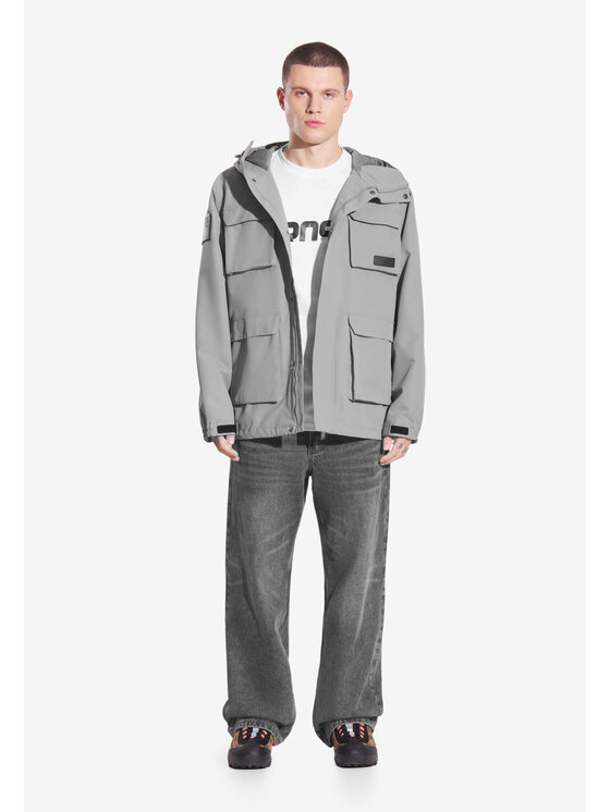 PROSTO. PROSTO. Kurtka zimowa Cargo Szary Regular Fit