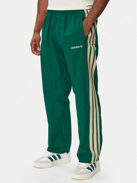 adidas Donji dio trenerke Cutline Track KW8022 Zelena Regular Fit