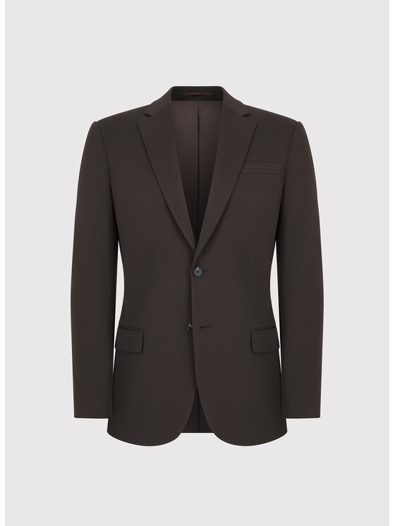 Pako Lorente Pako Lorente Marynarka P25WF-3G-012 Brązowy Slim Fit