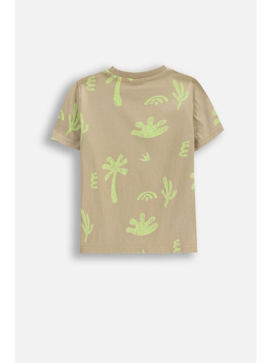 Coccodrillo Coccodrillo T-Shirt WC6143203TBK-002 Béžová Regular Fit