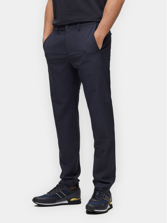 BOSS Boss Chino hlače T_Commuter 50495497 Mornarsko modra Slim Fit