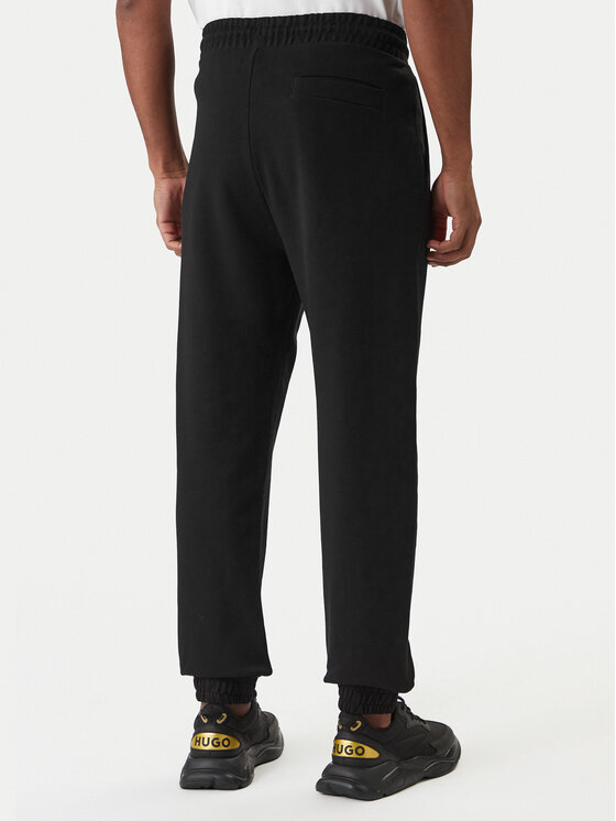 HUGO HUGO Donji dio trenerke Danopan 50553146 Crna Relaxed Fit
