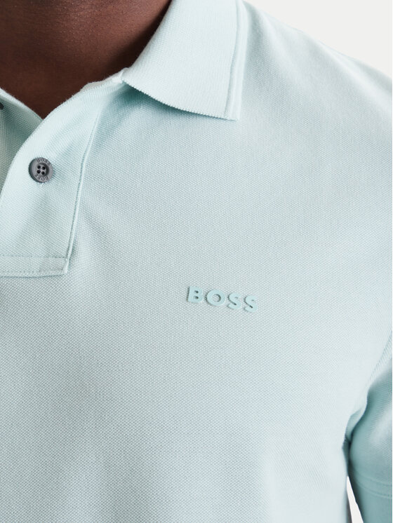 BOSS BOSS Поло Prime 50507813 Зелений Regular Fit