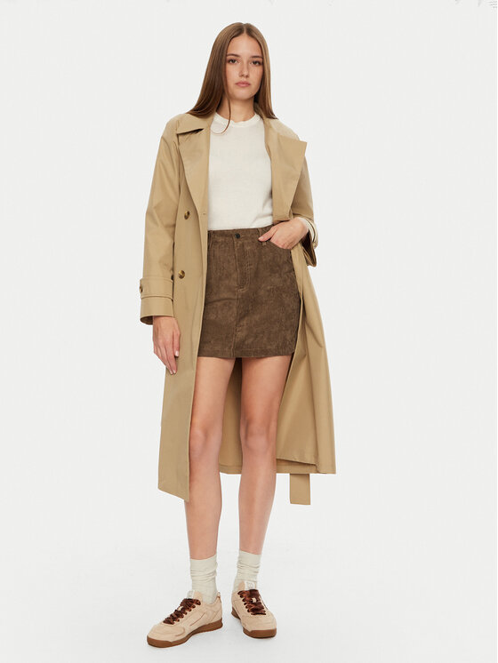 JDY JDY Trapéz szoknya 15335102 Zöld Regular Fit