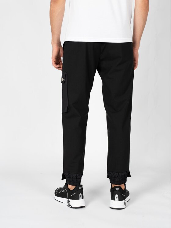 Les Hommes Les Hommes Παντελόνι υφασμάτινο LBP1007305U Μαύρο Slim Fit