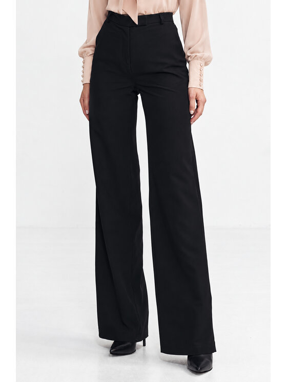 NIFE NIFE Spodnie materiałowe SD150 Czarny Bootcut Fit