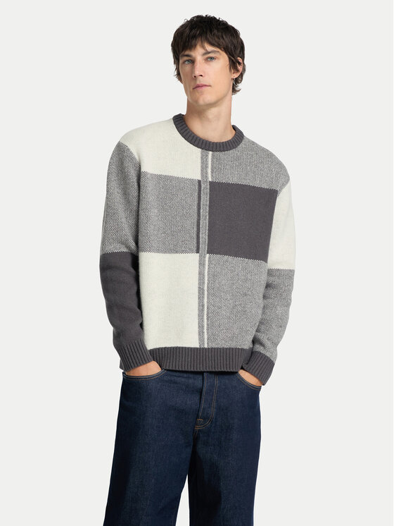 Selected Homme Selected Homme Sweter 16094557 Szary Relaxed Fit
