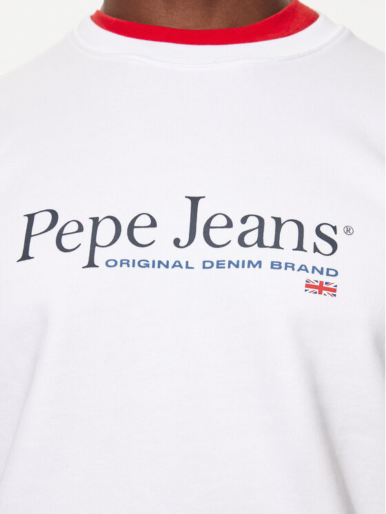 Pepe Jeans Pepe Jeans Felpa PM582699 Bianco Regular Fit
