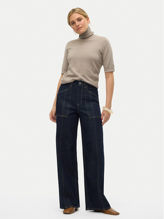 Vero Moda Vero Moda Sweter Fantastic 10320735 Szary Standard Fit