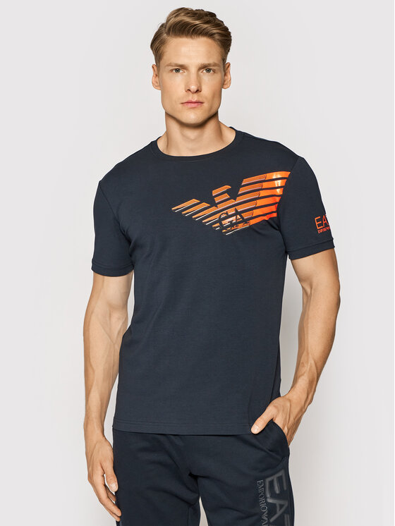 EA7 Emporio Armani T shirt 6KPT32 PJ9TZ 1578 Bleu marine Slim Fit