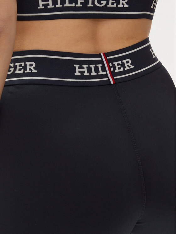 Tommy Hilfiger Tommy Hilfiger Colanți Monotype WW0WW41512 Bleumarin Slim Fit