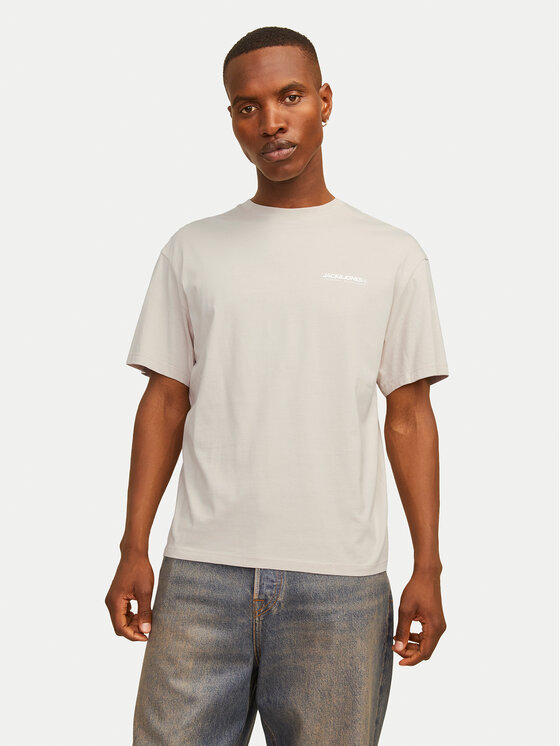 Jack & Jones Jack & Jones T-särk Legacy 12256589 Beež Relaxed Fit