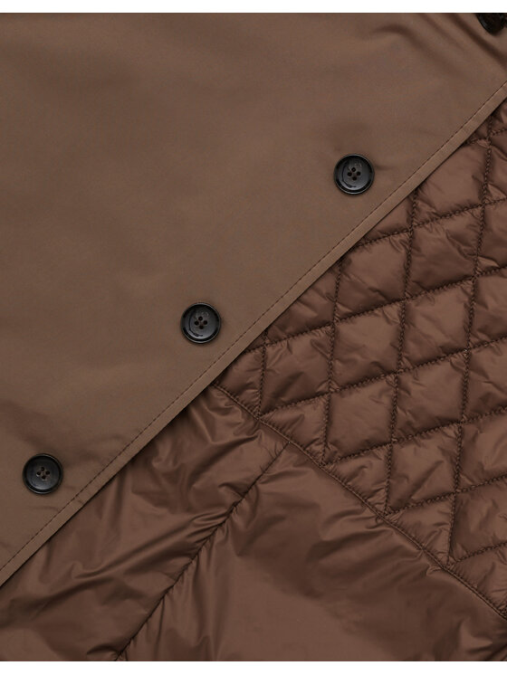 Borgio Borgio Kurtka zimowa aragona Brązowy Classic Fit
