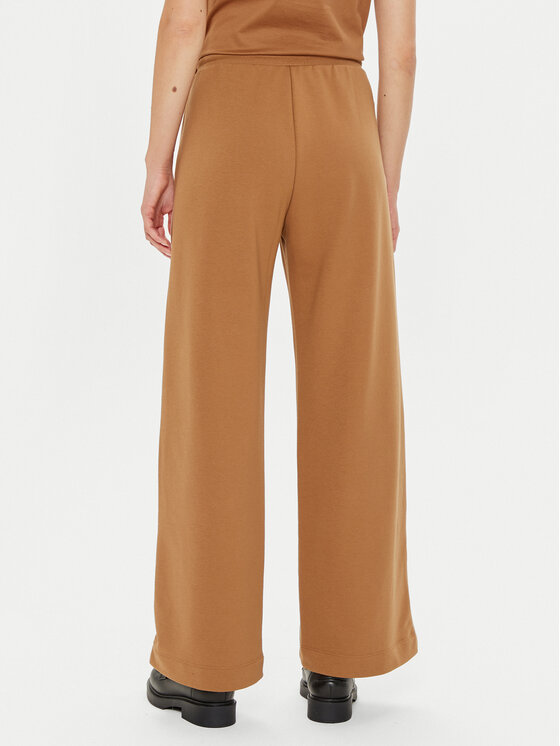 Max Mara Leisure Max Mara Leisure Spodnji del trenirke Curve 2426786068 Rjava Regular Fit