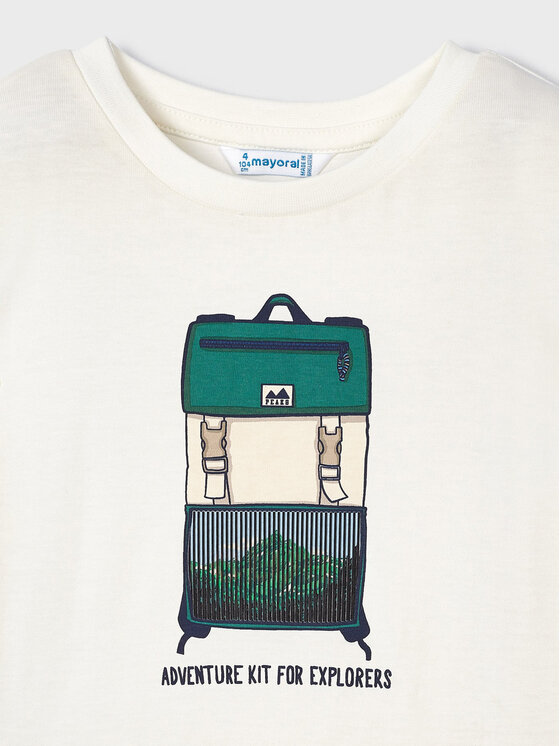 Mayoral Mayoral Majica 4.028 Écru Regular Fit