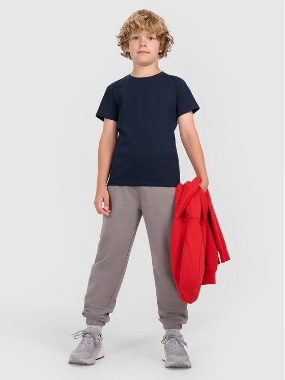 4F 4F Tričko 4FJWMM00TTSHM2330-31S Modrá Regular Fit
