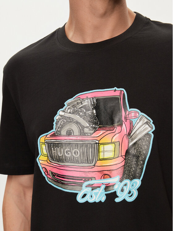 HUGO Hugo T-Shirt Damotoro 50514092 Schwarz Relaxed Fit