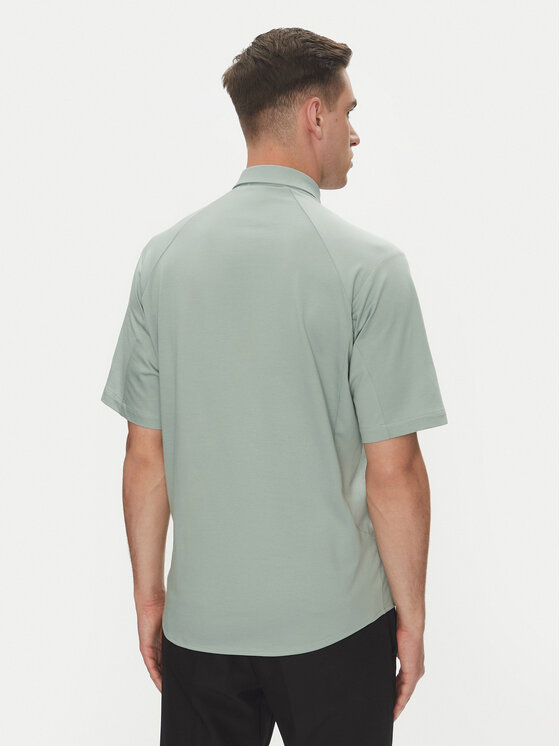 BOSS BOSS Marškiniai Excurse 50540196 Žalia Regular Fit