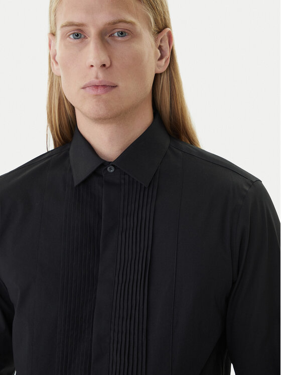 Calvin Klein Calvin Klein Koszula LV019EU063 Czarny Slim Fit