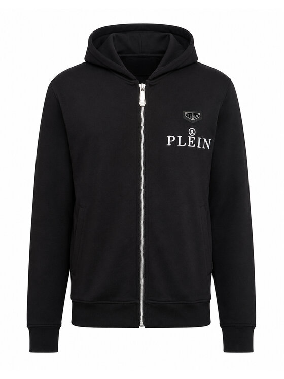 PHILIPP PLEIN PHILIPP PLEIN Mikina 31620 Černá Athletic Fit