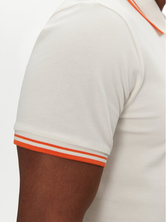Napapijri Napapijri Polo E-Macas NP0A4ID5N1A1 Biały Regular Fit