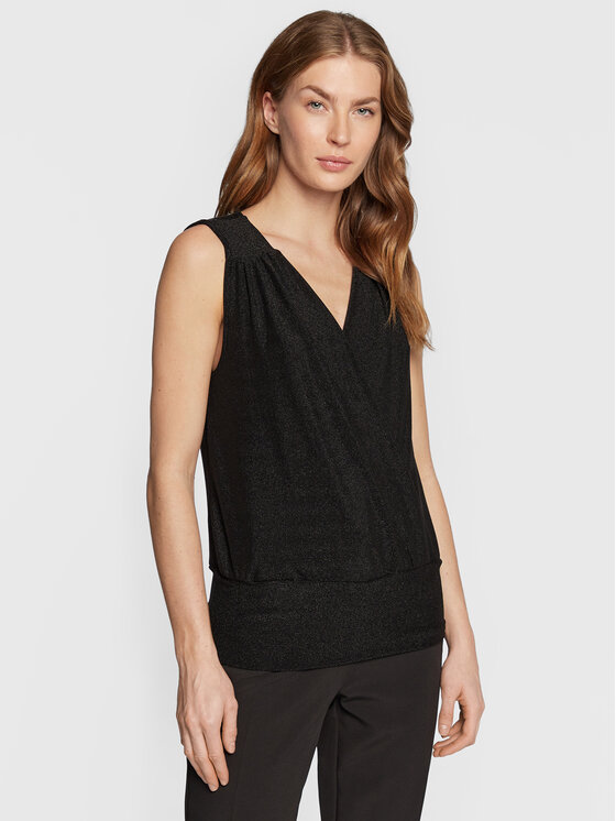 Rinascimento Bluza CFC0111120003 Črna Regular Fit